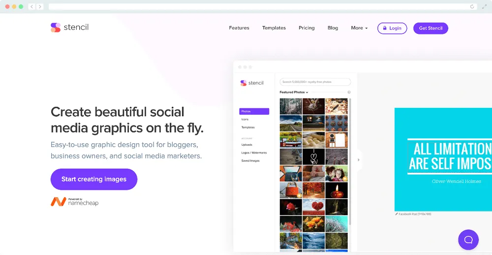 If your nonprofit has a blog, consider checking out Stencil as your Canva alternative.